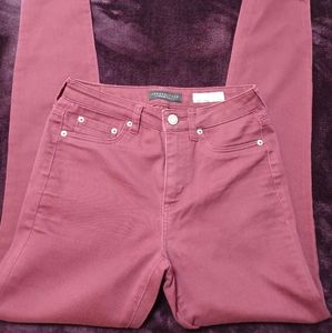 Burgundy Jeggings